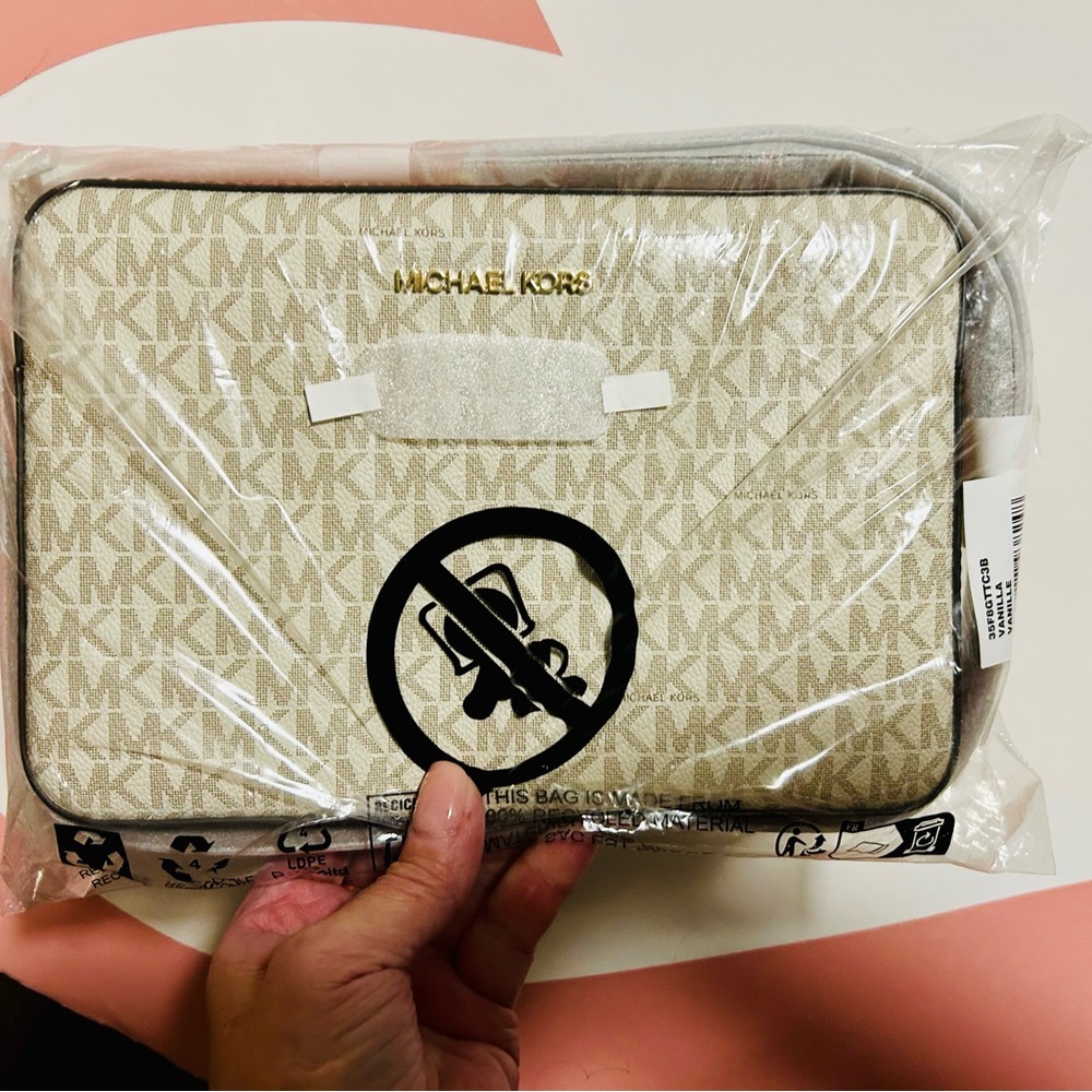 SALE 🎉 NWT Michael Kors Women's Jet Set Large East West Crossbody Handbag Sealed